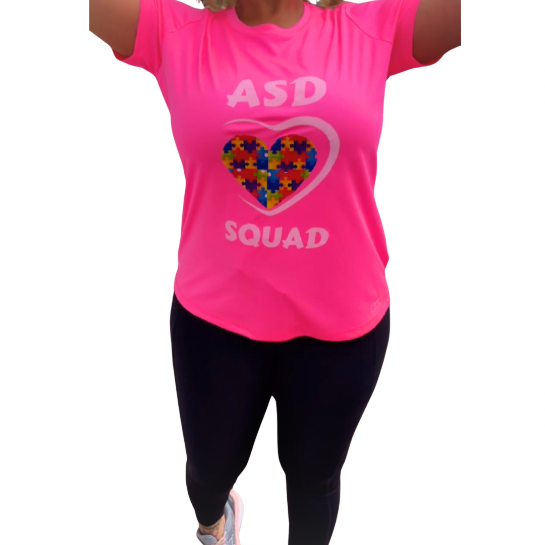 Autism Awareness Colors ASD Squad Short Sleeve Graphic Tee
