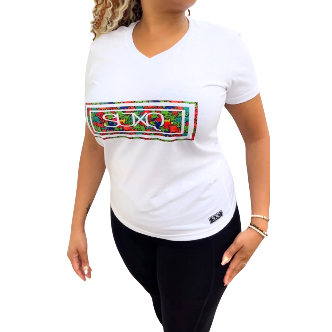 Unisex SUXQ LOGO Autism Awareness Short Sleeve Graphic Tee