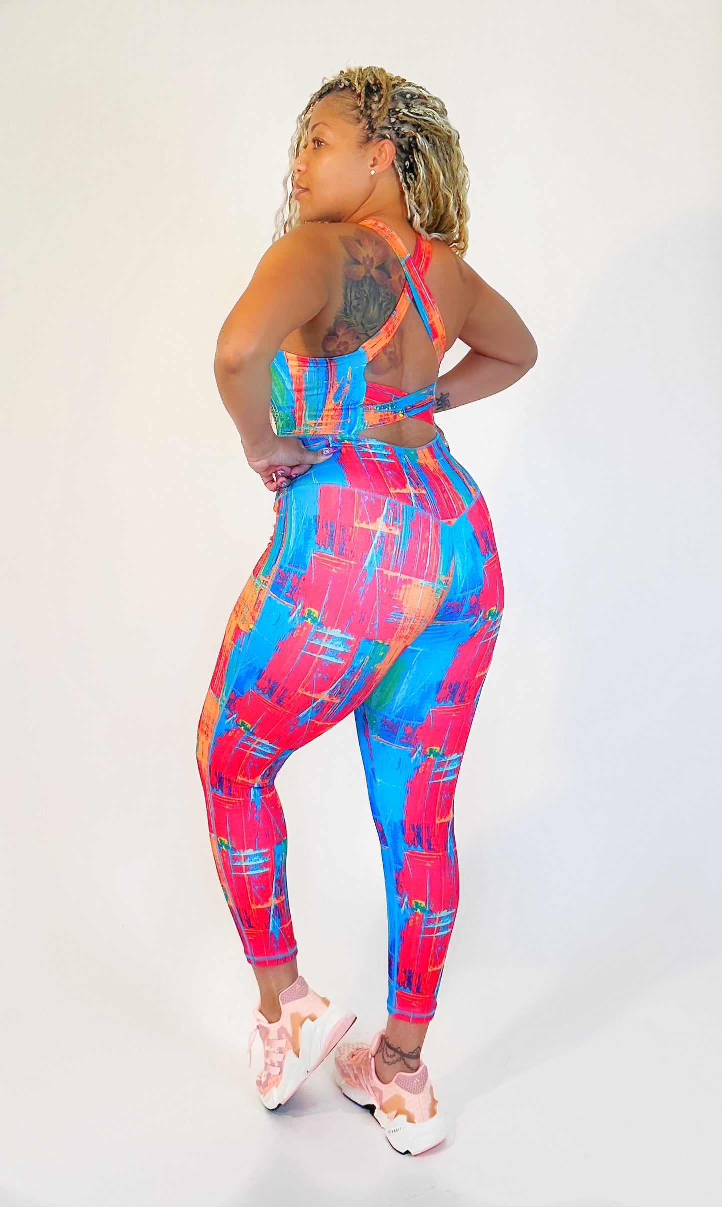 Flame Casual Curvy Playsuit