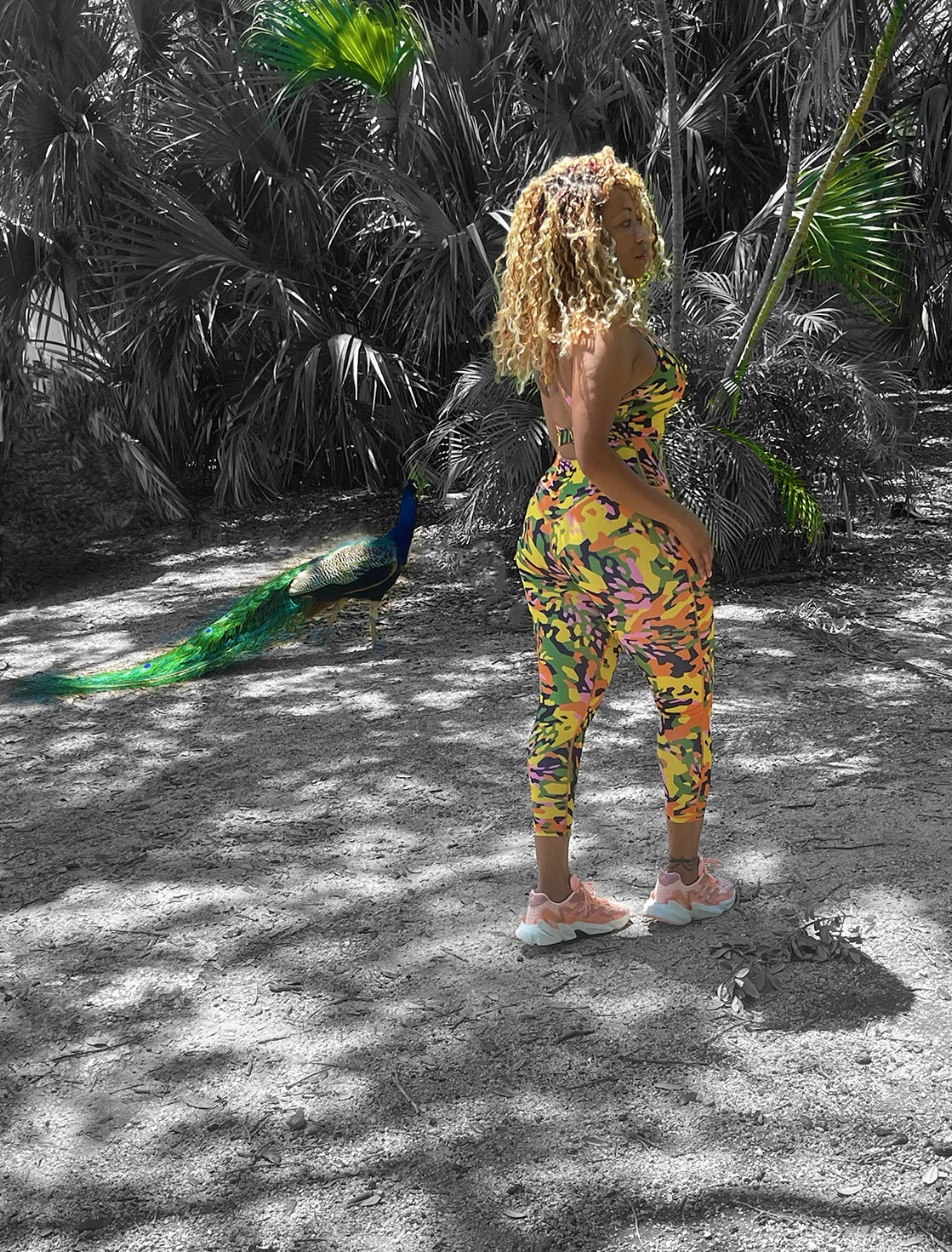 Tropic Curvy Form Fitting Jumpsuit