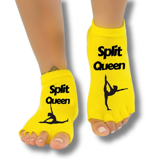 Pilates Humor Funny Images Split Queen Ankle Open Toe Socks
