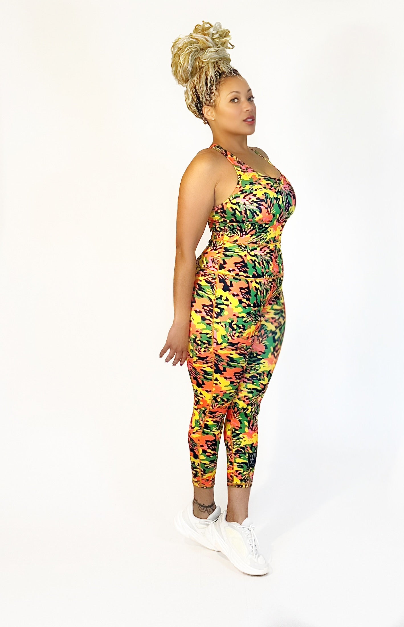 Tropic Curvy Form Fitting Jumpsuit