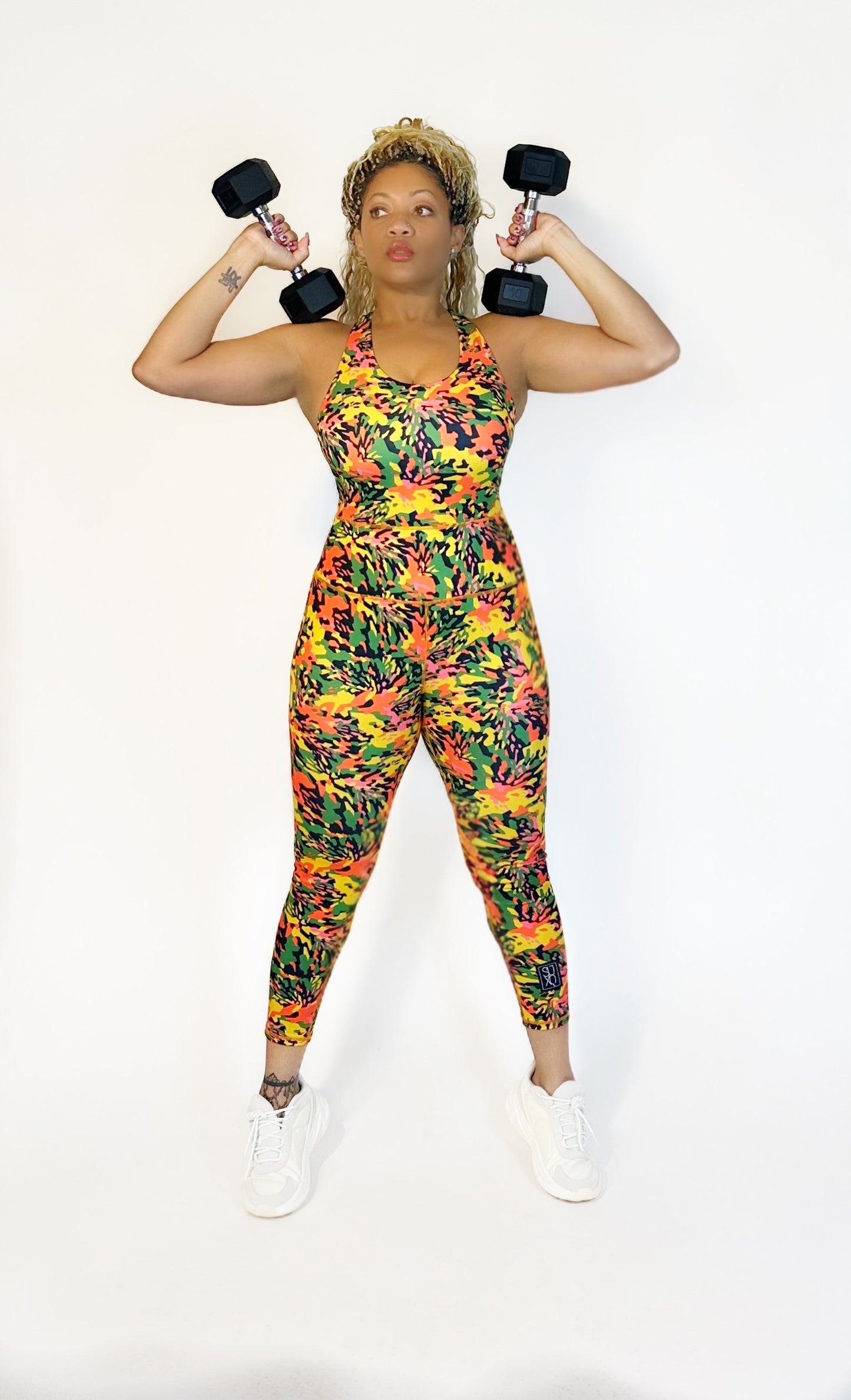 Tropic Curvy Form Fitting Jumpsuit