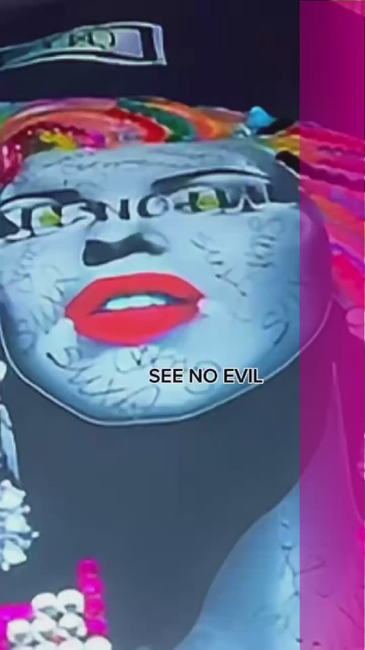 Crop Graphic Tee See No Evil